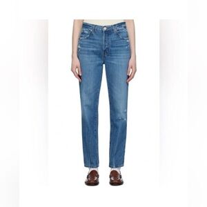 Frame Denim Women's Straight Leg Blue Jeans